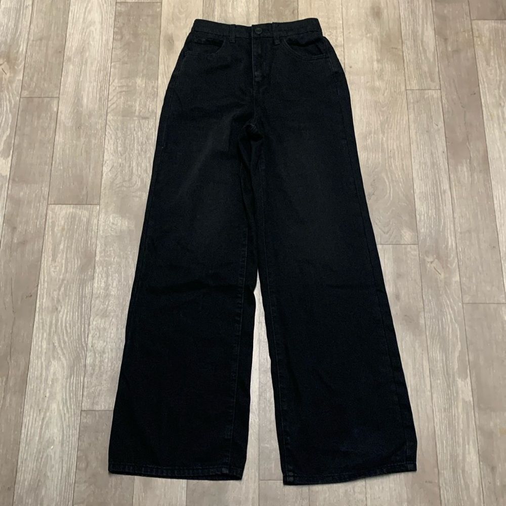 Juniors NWT‎ SO Super High Rise Wide Leg Denim Jeans